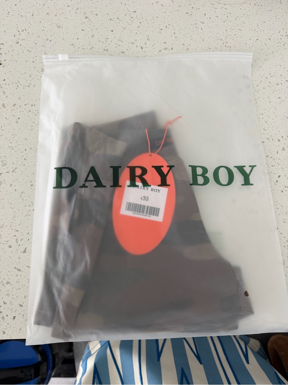 DAIRY BOY mini shorts
